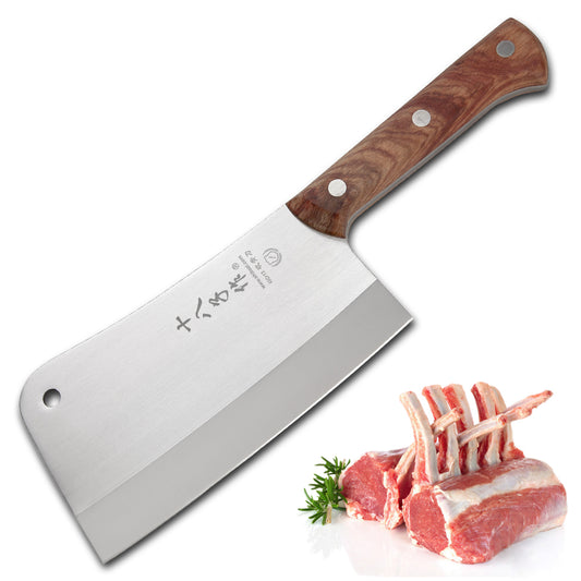 SHI BA ZI ZUO Coltello da macellaio per carne resistente per tagliare ossa robusto coltello da cucina