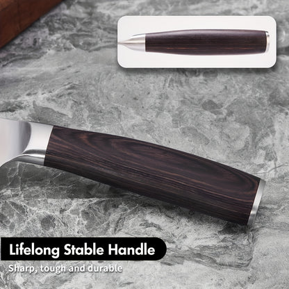 SHI BA ZI ZUO 8 Inches Chefs Knife Meat Knife Stainless Stee