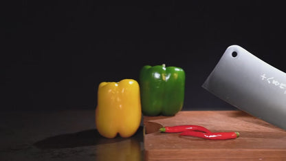 SHI BA ZI ZUO Butcher Knife Meat Cleaver Knife Heavy Duty Bone Chopper with Stable Handle